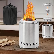 Tischfeuerstelle Mini Feuerstelle Edelstahl Camping Tischkocher Feuertonne Set