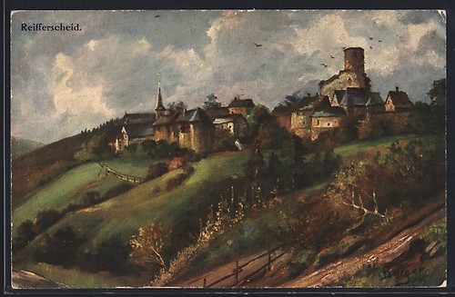 Künstler reifferscheid - künstler-ak,