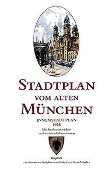Stadtplan vom alten münchen - alten,
