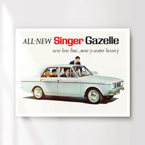 Singer gazelle auto werbung - gazelle,