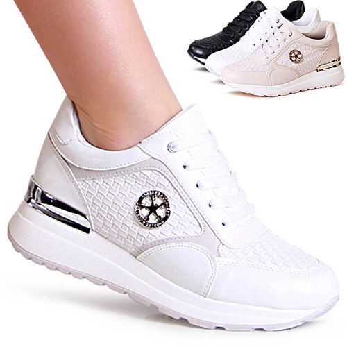 Damenschuhe keilabsatz sneaker - keilabsatz,