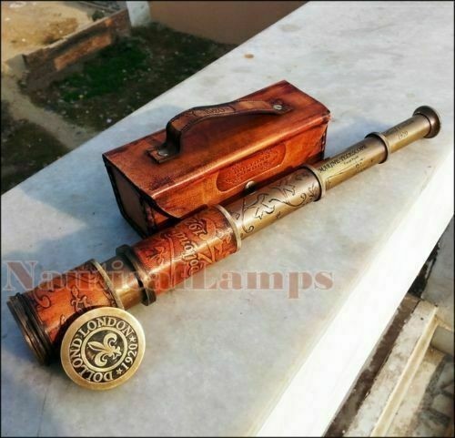 Antik messing teleskop marine - antik,
