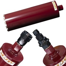 Diamantbohrkrone für Kernbohrgerät zzgl. Adapter passend zu Hilti DD-BL oder BU