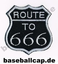 Patch Aufnäher Nr.14 Route 666 Aufnäher Colour Patches Embleme Bikerpatch