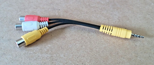 Kabel adapter 3 5mm - av, 3,5mm