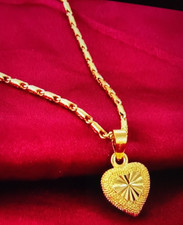 damen 999 Kette Mit Anhänger Plattiert ,neu 45 Cm