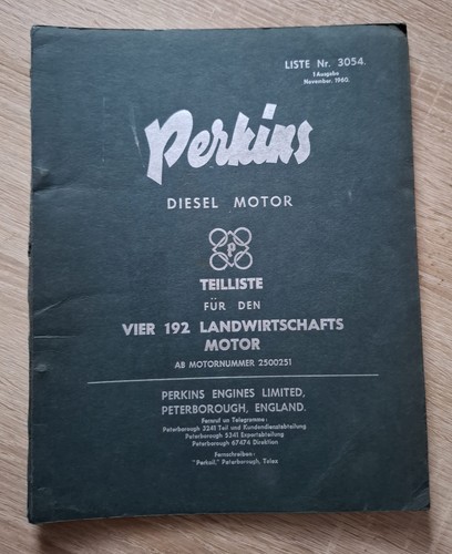 Perkins vier 192 dieselmotor - perkins,