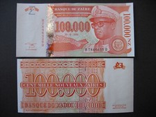 ZAIRE  100000 Nouveaux Zaires