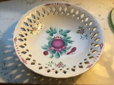 AW August Warnecke Ostfriesland Dekor Friesenrose Gebäckschale