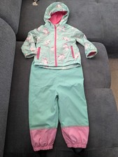 Matschhose und Jacke Mädchen  Größe 92