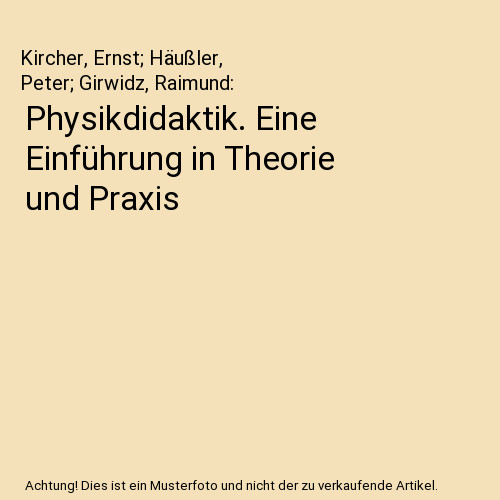 Physikdidaktik eine - physikdidaktik.,