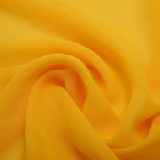 CHIFFON Stoffe Sonnengelb Deko