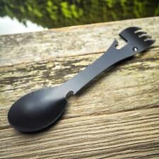5in1 Göffel Camping Feldbesteck Outdoor Survival Essbesteck Gabel Löffel Besteck