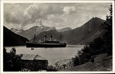 Ak Norwegen, Dampfschiff MS