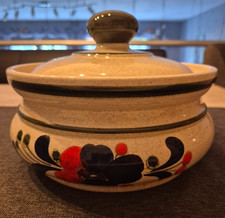 Wächtersbach Keramik  Blumendekor Terrine mit Deckel  Suppenterrine