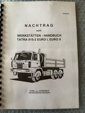 Tatra Werkstatthandbuch Nachtrag 815-2 EURO I II LKW Handbuch Werkstattbuch