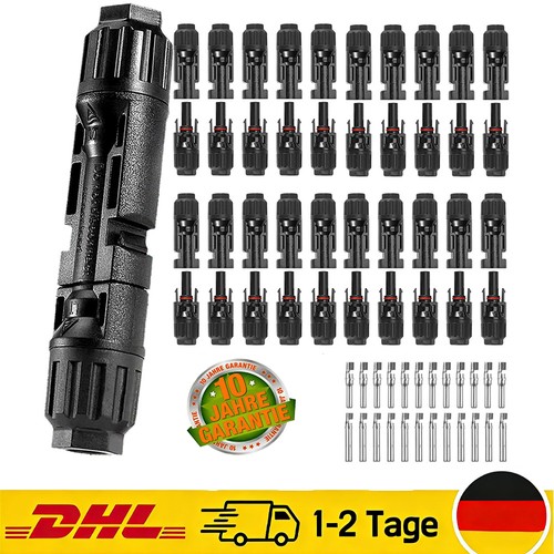 100 paar mc4 solarstecker - paar,