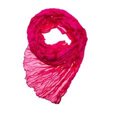 Knitterschal Halstuch Schal XXL pink Seide 180x90cm