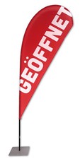 Geöffnet BEACHFLAG Tropfen