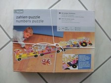TCM ZAHLEN PUZZLE MIT TIERMOTIVEN KUH SCHWEIN ENTE MAUS FROSCH SCHAF HASE