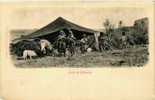 CPA TUNISIA Tente de Bedouins