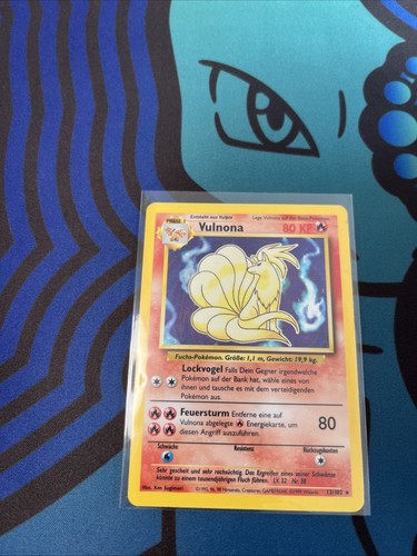 Pokémon vulnona base set - pokémon,