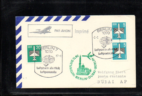 Interflug erstflug berlin ddr - interflug,