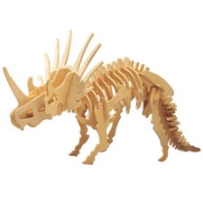 Styracosaurus holzbausatz - styracosaurus,