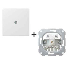 Gira Abdeckung System 55 Auswahl- reinweiß glänzend/matt,cremeweiß,alu,anthrazit