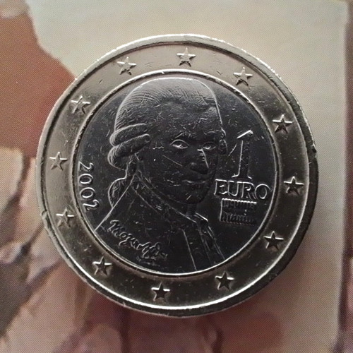 Euro münze österreich - euro, 2002