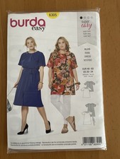 Burda  Super Easy Gr. 46-60. Übergrösse  Mode Schnittmuster Neu Ovp Kleid Bluse