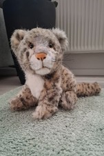 Steiff Schneeleopard Baby Snooby sitzend - 065750 - mit Knopf im Ohr, ohne Fahne