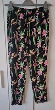 Sommerhose stoffhose blumen - stoffhose,
