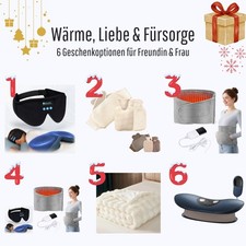 Weihnachtsgeschenk für Freundin & Frau – Wärme & Liebe – 6 Geschenkoptionen