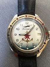 A64⭐⭐Vintage " Boctok " russische Handaufzug Armbanduhr Militär