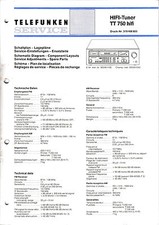 Service Manual-Anleitung für Telefunken TT 750