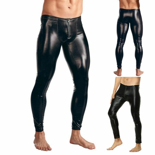 Herren sexy slim wetlook - sexy,