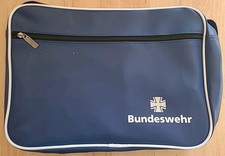 Bundeswehr Umhängetasche 39 x 27 x 10 cm Laptoptasche blau weiß Halfar NEU!