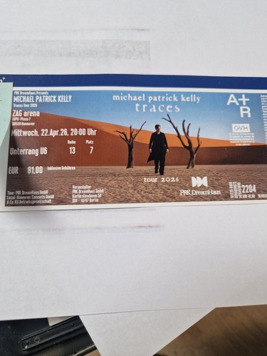 Ticket michael patrick kelly - ticket,
