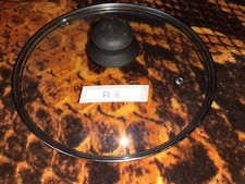 Kochtopfdeckel Kochdeckel Topfdeckel aus Glas  - 22 cm , mit Dampfloch