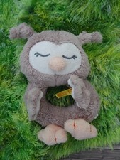 ?  Steiff Soft Cuddly Ollie Eule Uhu Greifling Spielzeug Rassel  241864 ?