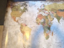 Weltkarte XXL Poster 1,40m x 1,00m - TOP