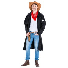 Herrenkostüm Cowboy Sheriff Western Wilder Westen Fasching Karneval Chap Cowgirl