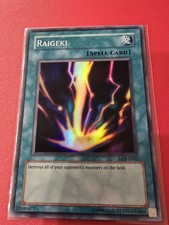 Yugioh Raigeki LOB MINT Oldschool  Sammlung Deck Top Zustand Near Mint 