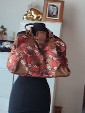 Wochenende Tasche Orange Braun