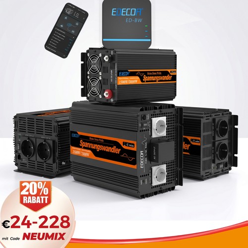 Edecoa wechselrichter 12v - edecoa,