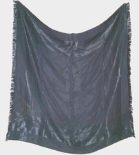 großes Tuch -  Stola Schultertuch Schal - dunkelblau bis schwarz - (141)