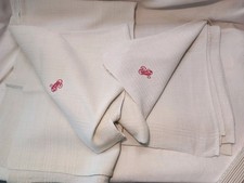 2Antike Bauernleinen Leinen Manageltuch 160x120 170x120 Monogramm Tischdecken
