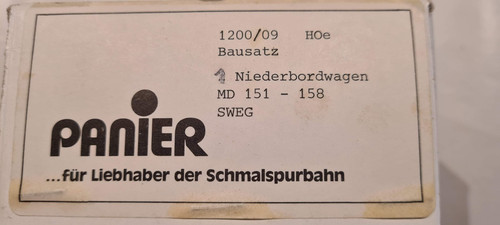 Komplettbausatz panier h0e - komplettbausatz,