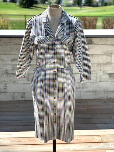 Vintage plaid utility - plaid,